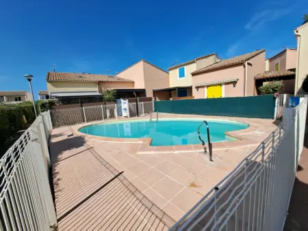 Maison mitoyenne climatisée 7 pers. avec piscine et parking à Marseillan-Plage - Photo 12