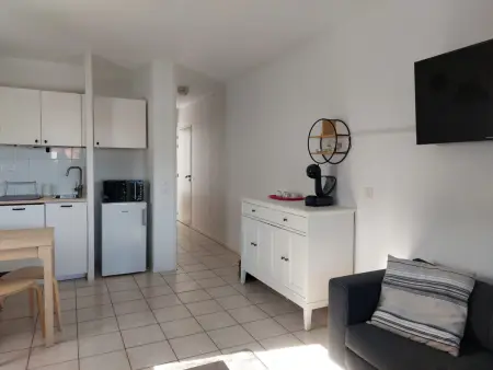 Charmant T2 avec piscine à 2 min de la plage, Appartement 4 personnes à Urrugne - Photo 4