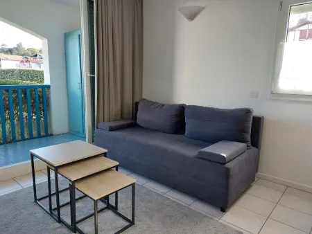 Charmant T2 avec piscine à 2 min de la plage, Appartement 4 personnes à Urrugne - Photo 6
