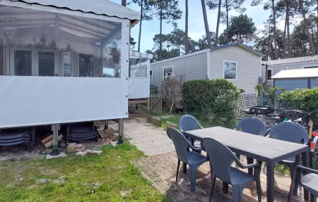 Mobil Home 5 personnes à Saint Julien en Born - Photo 7