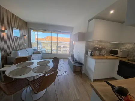 Studio Cabine Bord de Mer avec WiFi et Parking, Appartement 4 personnes à Arcachon - Photo 5