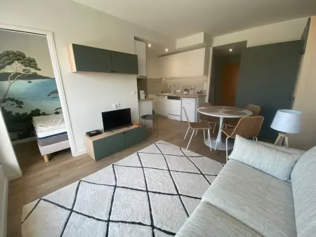 Studio Cabine Bord de Mer avec WiFi et Parking, Appartement 4 personnes à Arcachon - Photo 6