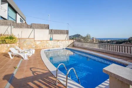 Maer, Villa à Blanes avec Piscine et Vue Mer - Photo 15