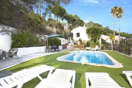 Palmeras, Villa sur la Costa Brava avec vue mer & piscine - Photo 17