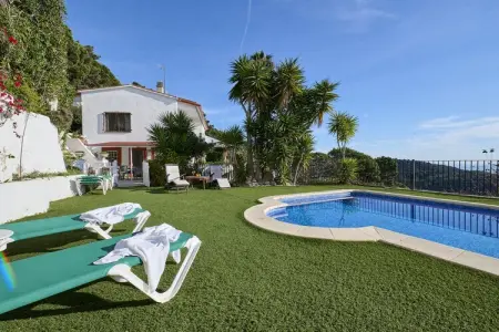 Palmeras, Villa sur la Costa Brava avec vue mer & piscine - Photo 18