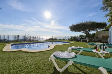 Palmeras, Villa sur la Costa Brava avec vue mer & piscine - Photo 19