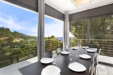 Santi, Villa sur la Costa Brava avec Piscine & Vue Mer - Photo 7