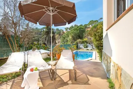 Santi, Villa sur la Costa Brava avec Piscine & Vue Mer - Photo 19