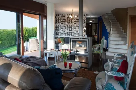 Villa Carolina - Luxury Singular, Villa à Espiñeirido avec Piscine et Vue Mer - Photo 1