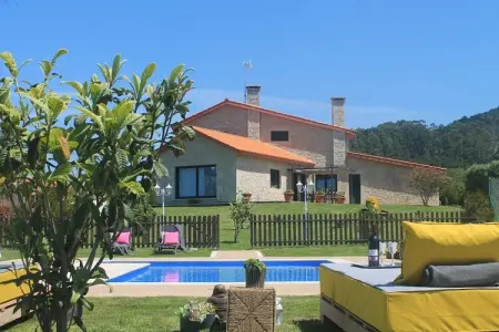 Villa Carolina - Luxury Singular, Villa à Espiñeirido avec Piscine et Vue Mer - Photo 7