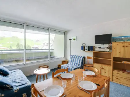 Studio cabine 5 pers, balcon, La Mongie, proche pistes - Photo 1