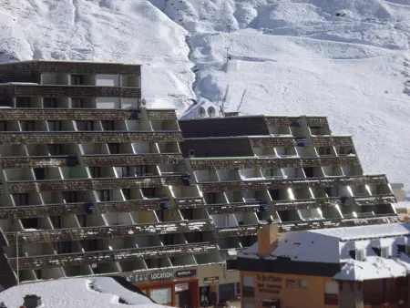 Studio cabine 5 pers, balcon, La Mongie, proche pistes - Photo 7