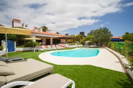 Casa Gran Canaria, Chalet à Maspalomas avec piscine chauffée - Photo 11