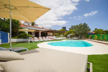 Casa Gran Canaria, Chalet à Maspalomas avec piscine chauffée - Photo 18