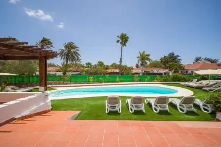 Casa Gran Canaria, Chalet à Maspalomas avec piscine chauffée - Photo 53