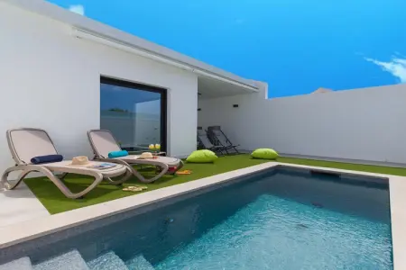 Casa Bali, Chalet à Maspalomas avec piscine chauffée - Photo 6
