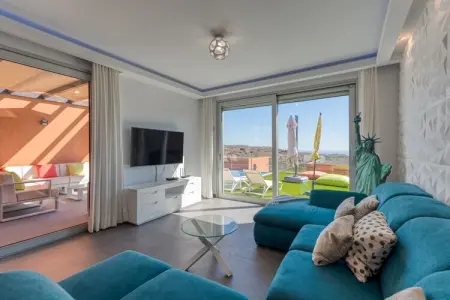 Isla, Chalet à Maspalomas avec piscine chauffée - Photo 1