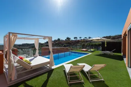 Isla, Chalet à Maspalomas avec piscine chauffée - Photo 5