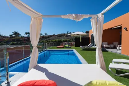 Isla, Chalet à Maspalomas avec piscine chauffée - Photo 16