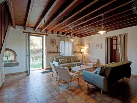 Gîte charme 12/14 pers avec piscine et jeux à Saint-Priest-la-Prugne - Photo 4