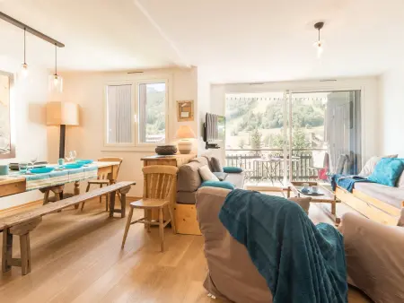 Grand T3: 8 pers, balcon, jardin, parking, près pistes - Photo 2