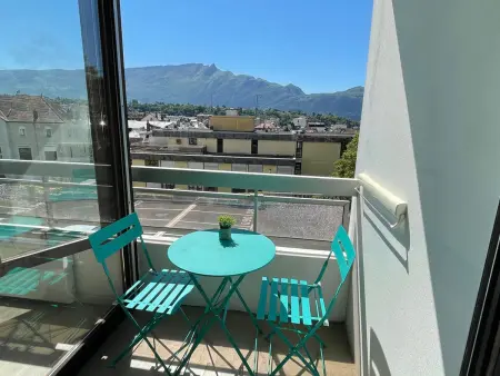 Studio moderne et cosy avec loggia, vue montagnes, Internet - Photo 7