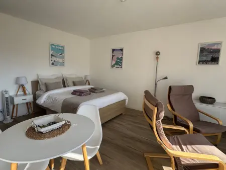 Studio moderne et cosy avec loggia, vue montagnes, Internet - Photo 10