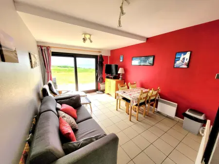 T2 RDC Avec Balcon, Vue Mer, Parking Privatif, Appartement 6 personnes à Wimereux - Photo 2