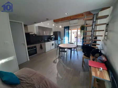 Pavillon à Valras-Plage, 4 pers, piscine, clim, parking, proche mer - Photo 2