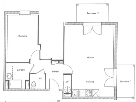 Appartement moderne 51m² à Luchon - 4 pers, Terrasse, Parking - Photo 14