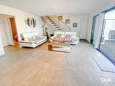 Appartement duplex 6-8 pers avec terrasse, jacuzzi et garage à Port-Louis - Photo 8