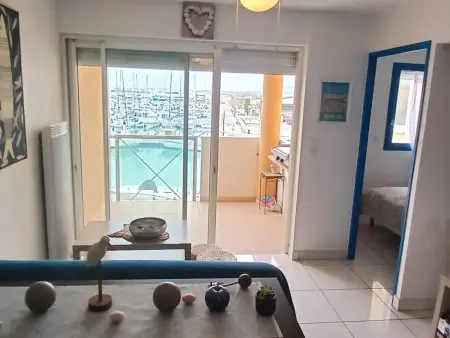 Appartement T2 Frontignan-Plage, 6 pers, vue port, parking inclus - Photo 4