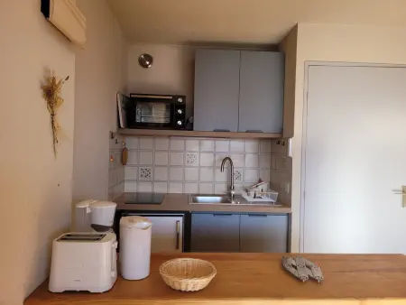 Studio lumineux 4 pers, balcon avec vue vallée, Appartement 4 personnes à Pra Loup - Photo 7