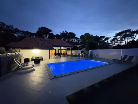 Villa d'exception avec piscine chauffée proche océan à Biscarrosse Plage - Photo 23