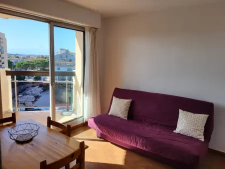 Studio Cabine Lumineux pour 4, Vue Port, Canet-en-Roussillon - Photo 1