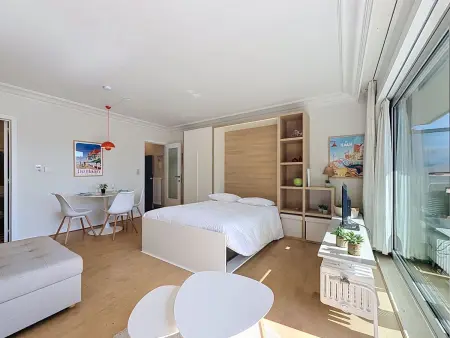 Cosy @ the beach studio with pool, Appartement 3 personnes à De Haan - Photo 8