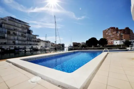 1185 NIRVANA vista Canal, Appartement à Roses près de la plage Margarita - Photo 5