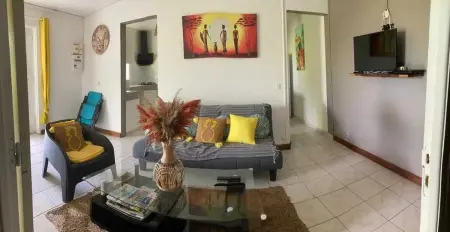 Appartement avec vue jardin à Deshaies 80 m² avec piscine - Photo 3