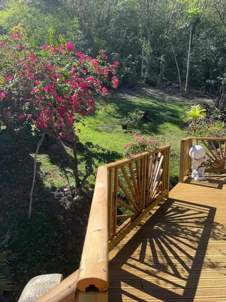 Appartement avec vue jardin à Deshaies 80 m² avec piscine - Photo 9