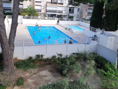 Studio Cabine Lumineux pour 4 au Grau d'Agde avec Vue Piscine et Parking - Photo 7