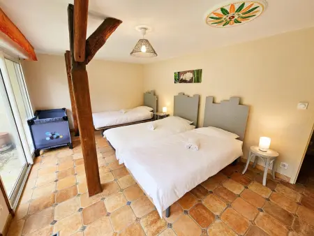 Gîte Tourangelle avec Piscine Intérieure, Wifi, Jardin - Photo 21