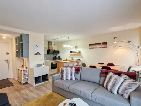 Appartement rénové avec terrasse au centre, 6 pers., vue pistes - Photo 12
