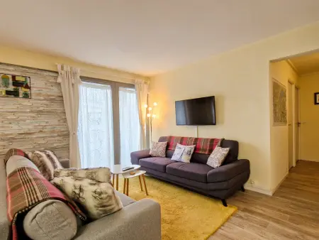 Appartement rénové avec terrasse au centre, 6 pers., vue pistes - Photo 14
