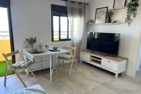 Apartamento con vistas al mar, Studio à Aguadulce avec Vue Mer & Piscine - Photo 18