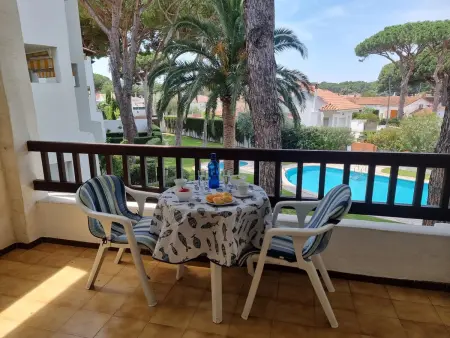 Studio à L'Escala à 300m de la plage, vue piscine commune - Photo 14
