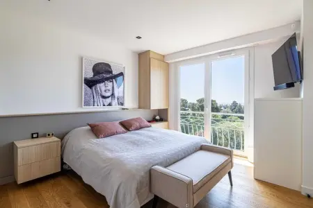 MR-78-VALLAURIS, Appartement moderne avec vue mer - Climatisé - 2 chambres - 4 personnes - Cannes - Photo 2