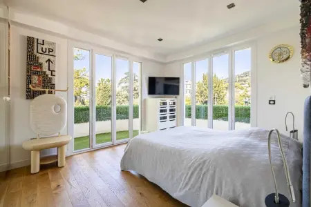 MR-78-VALLAURIS, Appartement moderne avec vue mer - Climatisé - 2 chambres - 4 personnes - Cannes - Photo 11