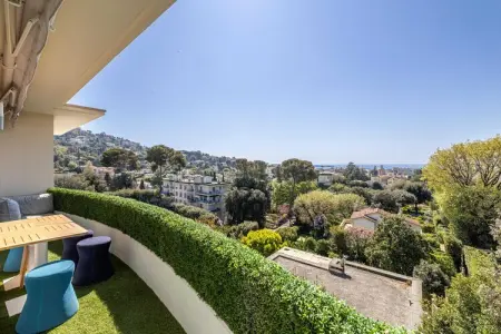 MR-78-VALLAURIS, Appartement moderne avec vue mer - Climatisé - 2 chambres - 4 personnes - Cannes - Photo 16