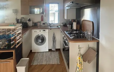 Mobil Home 6 personnes à Saint Julien en Born - Photo 6