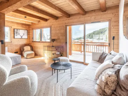 Demi-chalet haut de gamme 3 chambres à La Clusaz avec vues superbes - Photo 1